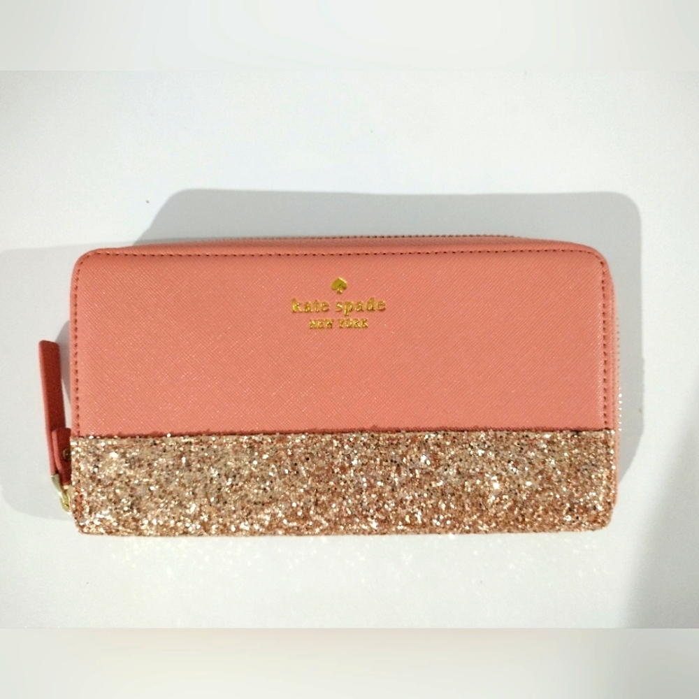 New Kate Spade Glitter Neda wallet